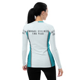 Healing Hues women's rash guard for sun protection.